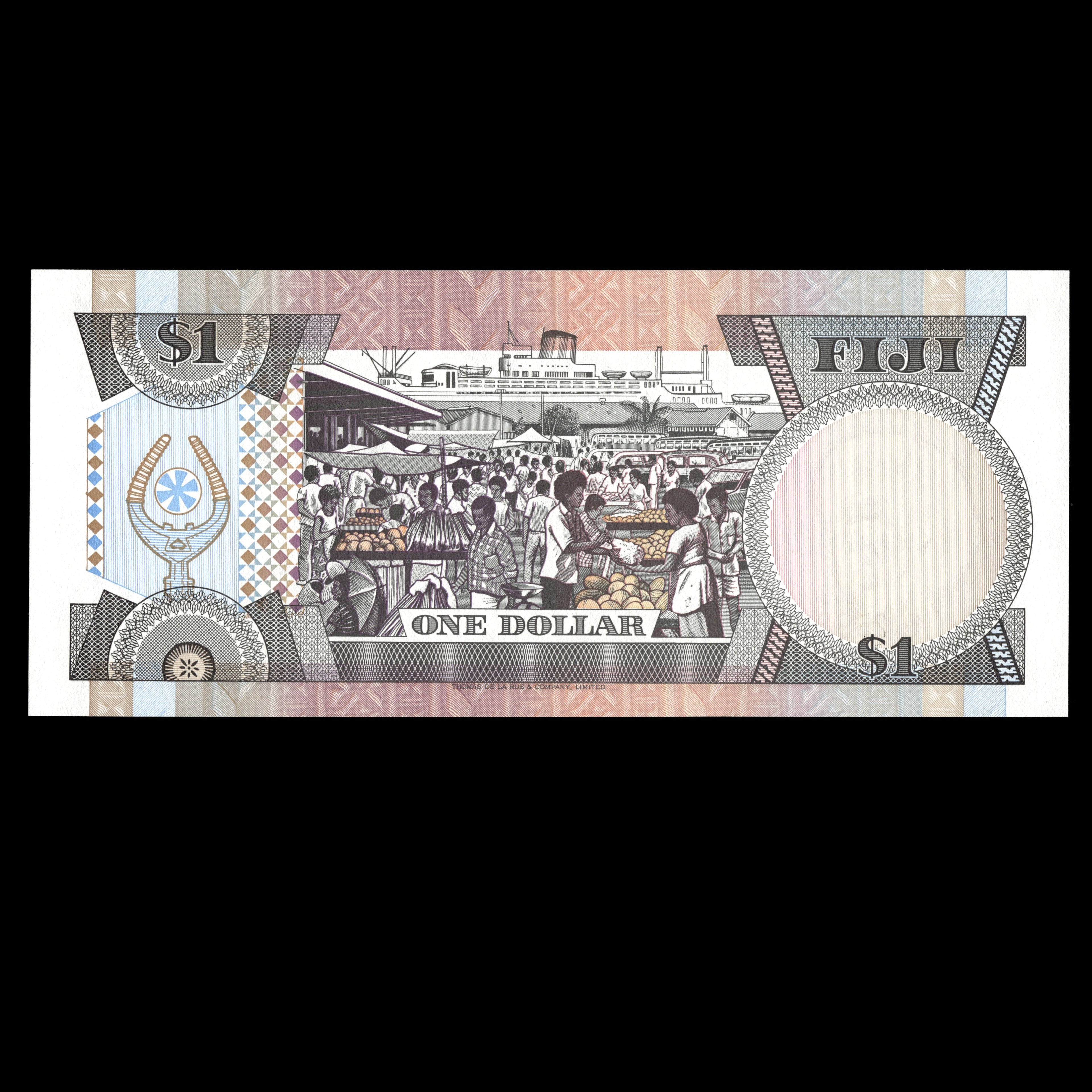Fiji 1993 1 Dollar Elizabeth II Banknote