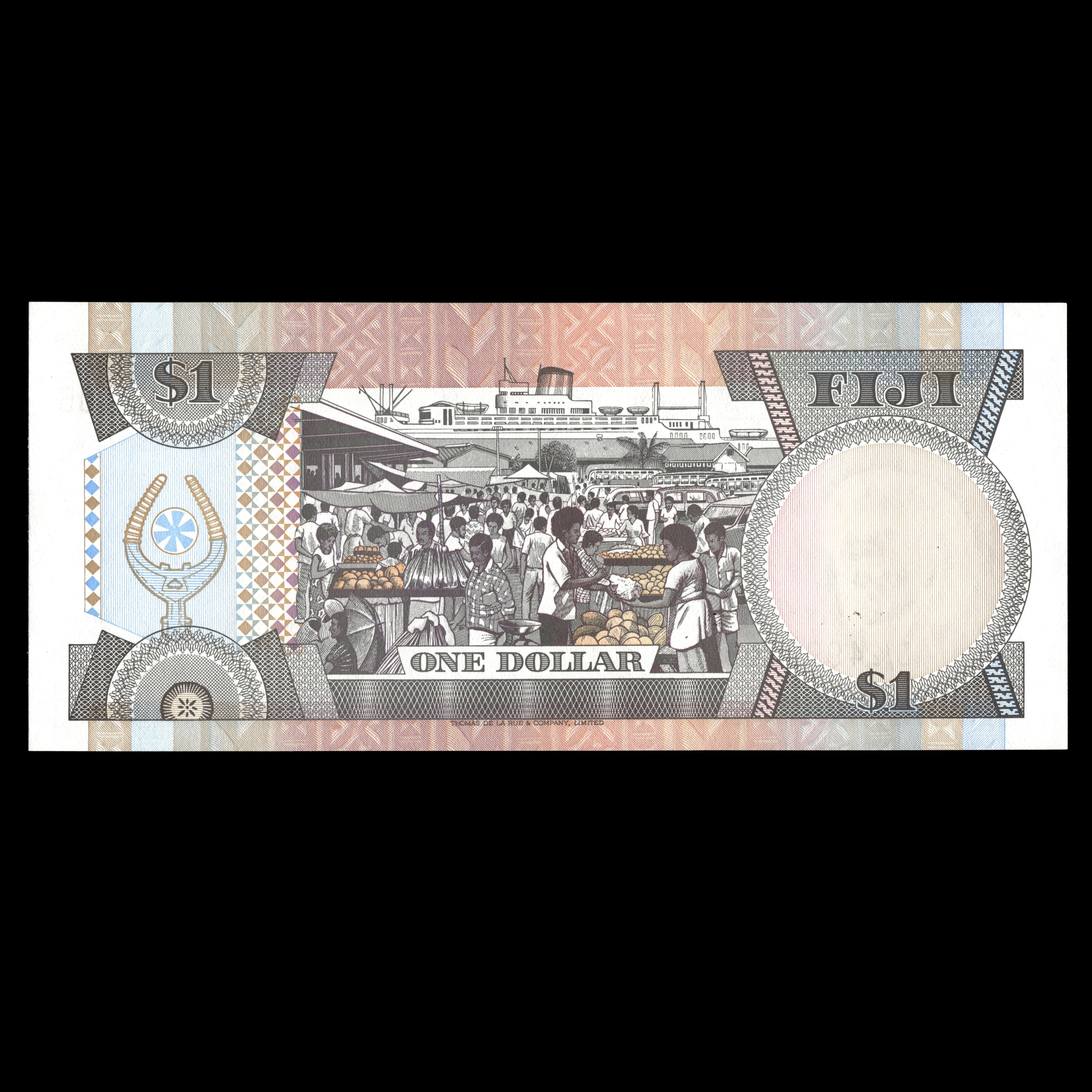 Fiji 1993 1 Dollar Elizabeth II Banknote