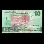 Billete de 20 Kwacha de Zambia de 2024