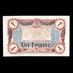 France 1916 Troyes 1 Franc Banknote
