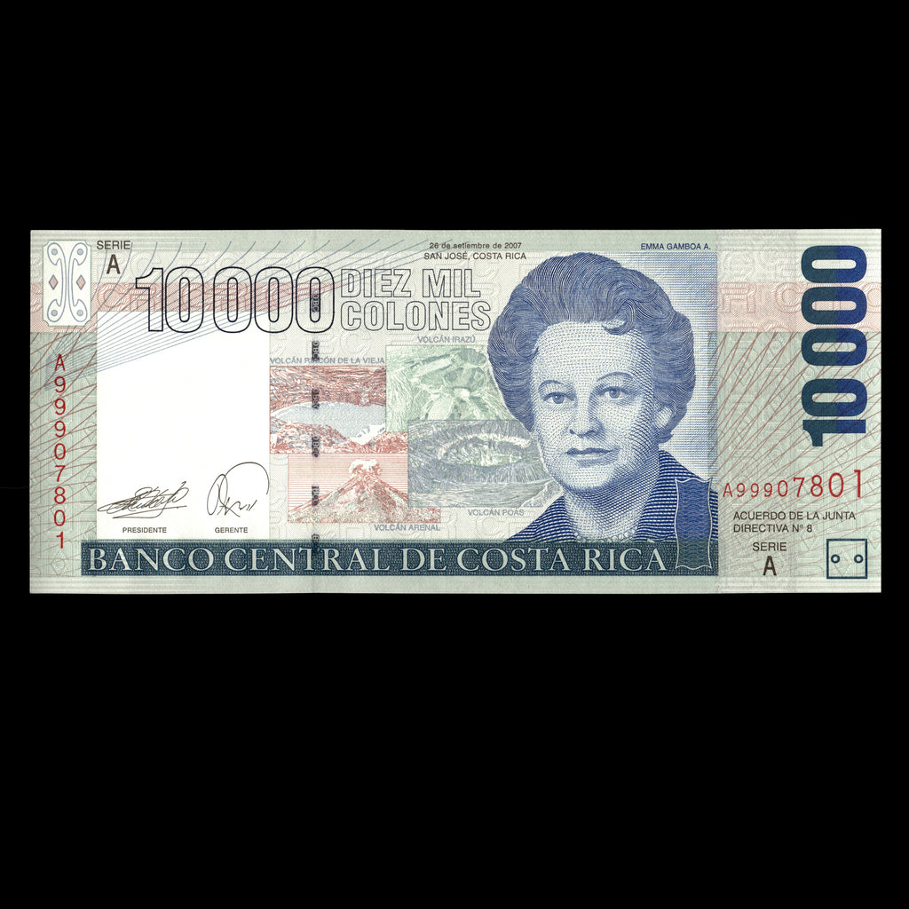 Costa Rica 2007 10000 Colones Banknote