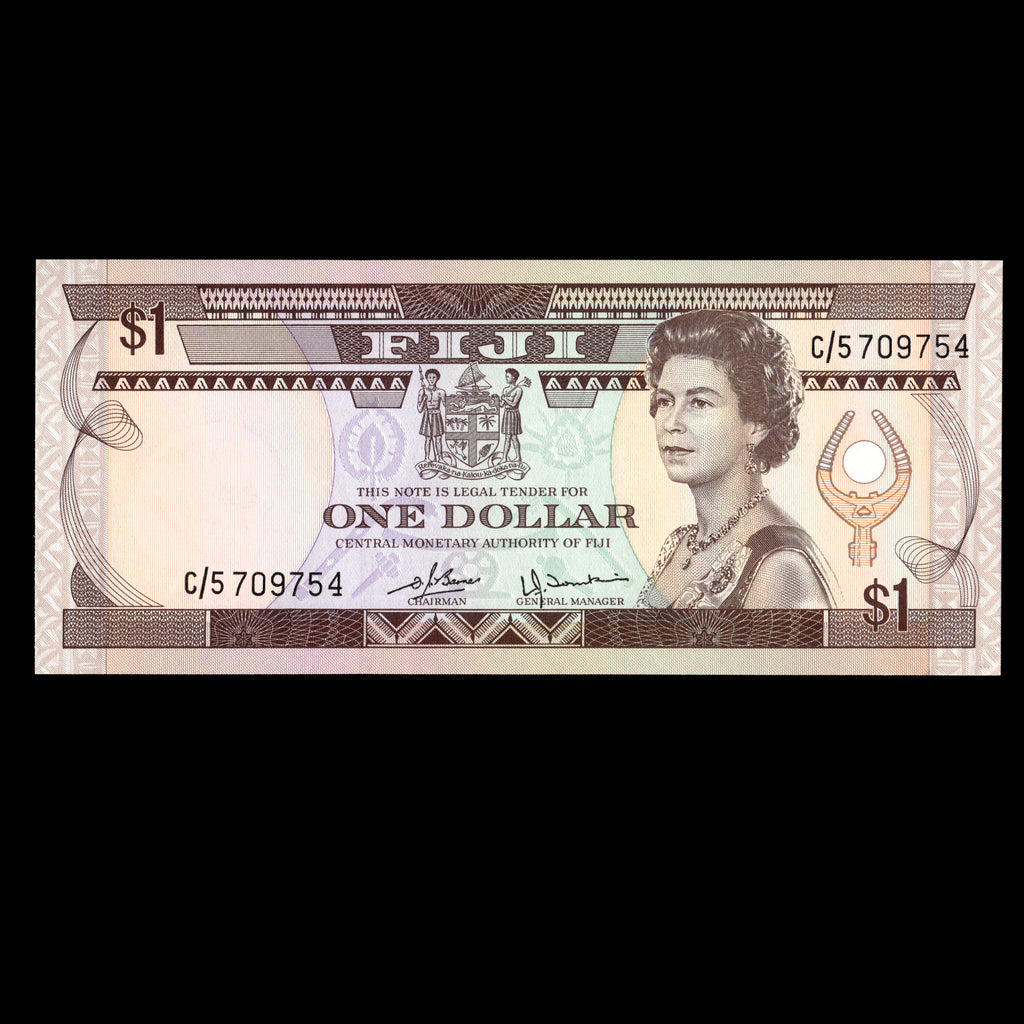 Fiji 1980 1 Dollar Banknote