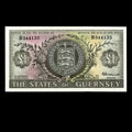Guernsey 1969 1 Pound Banknote