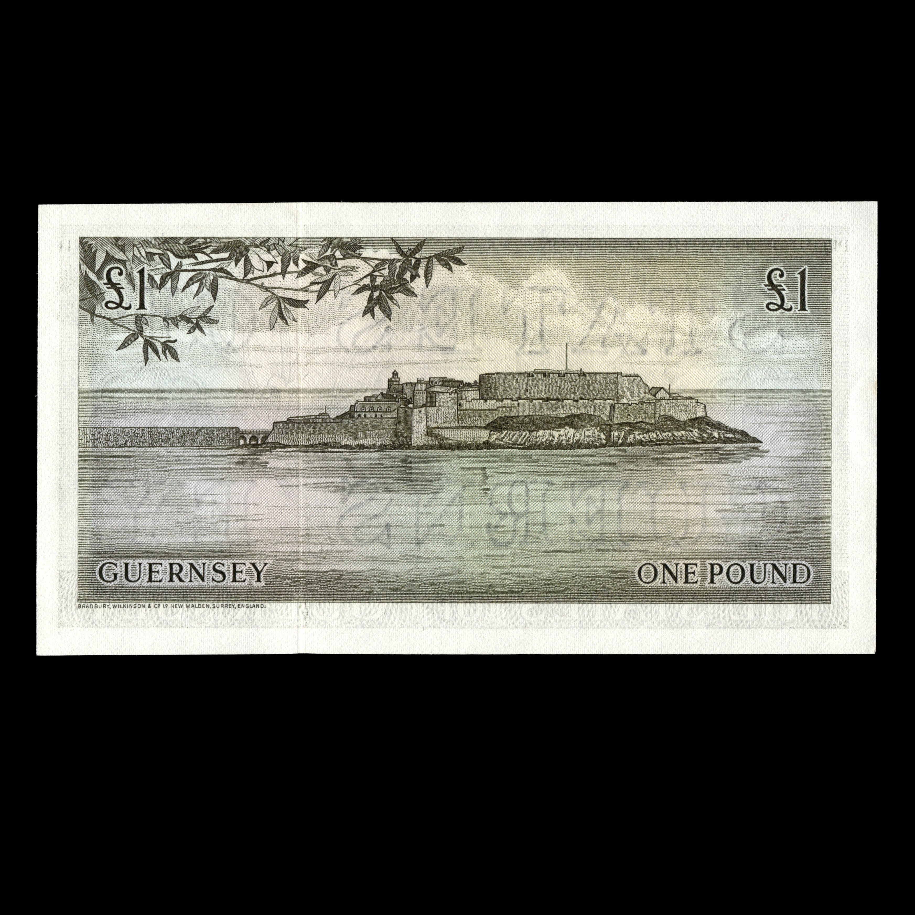 Guernsey 1969 1 Pound Banknote