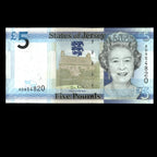 Jersey 2010 5 Pounds Banknote