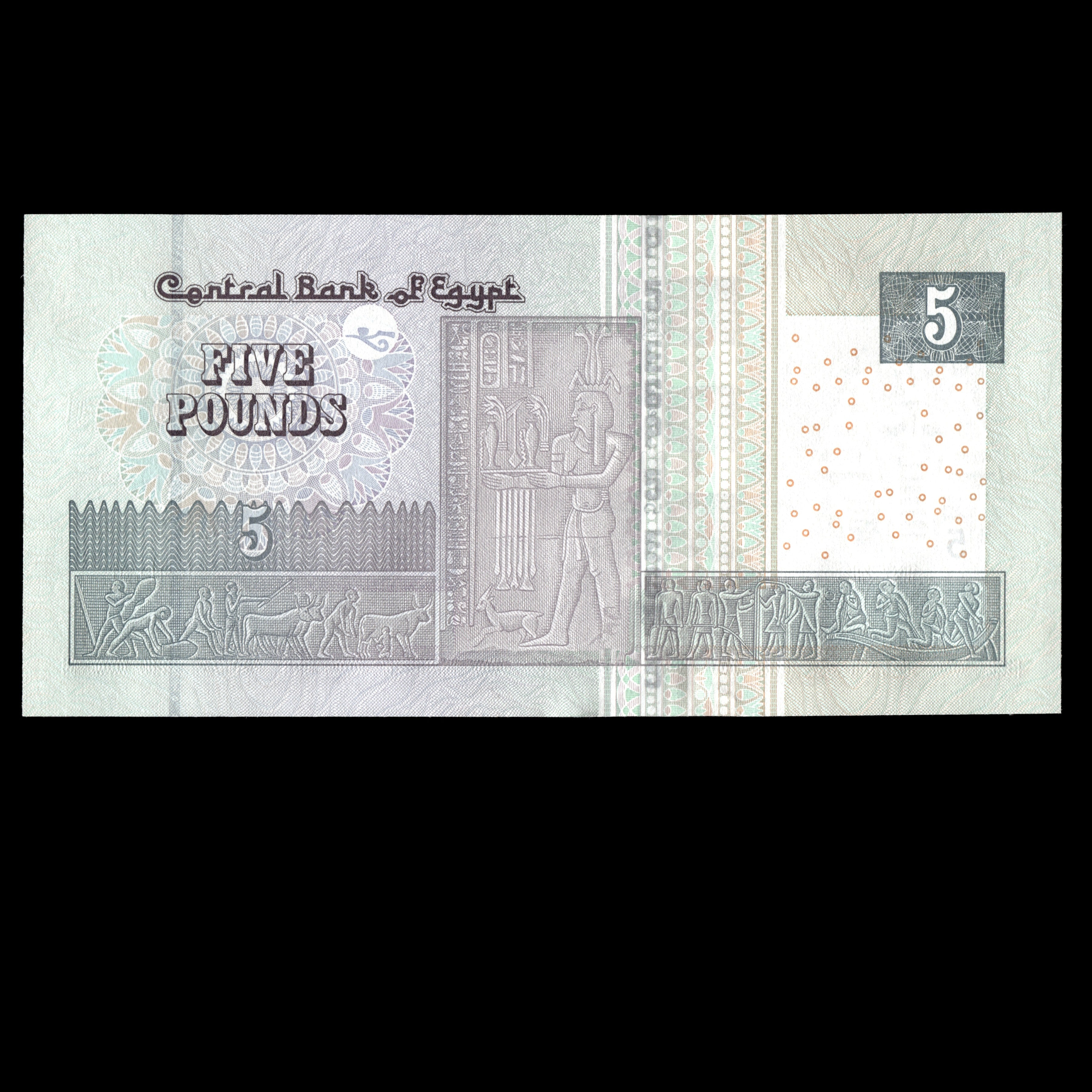 Egypt 2025 5 Pounds Banknote