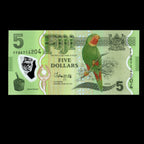 Fiji 2012 5 Dollars Polymer Banknote