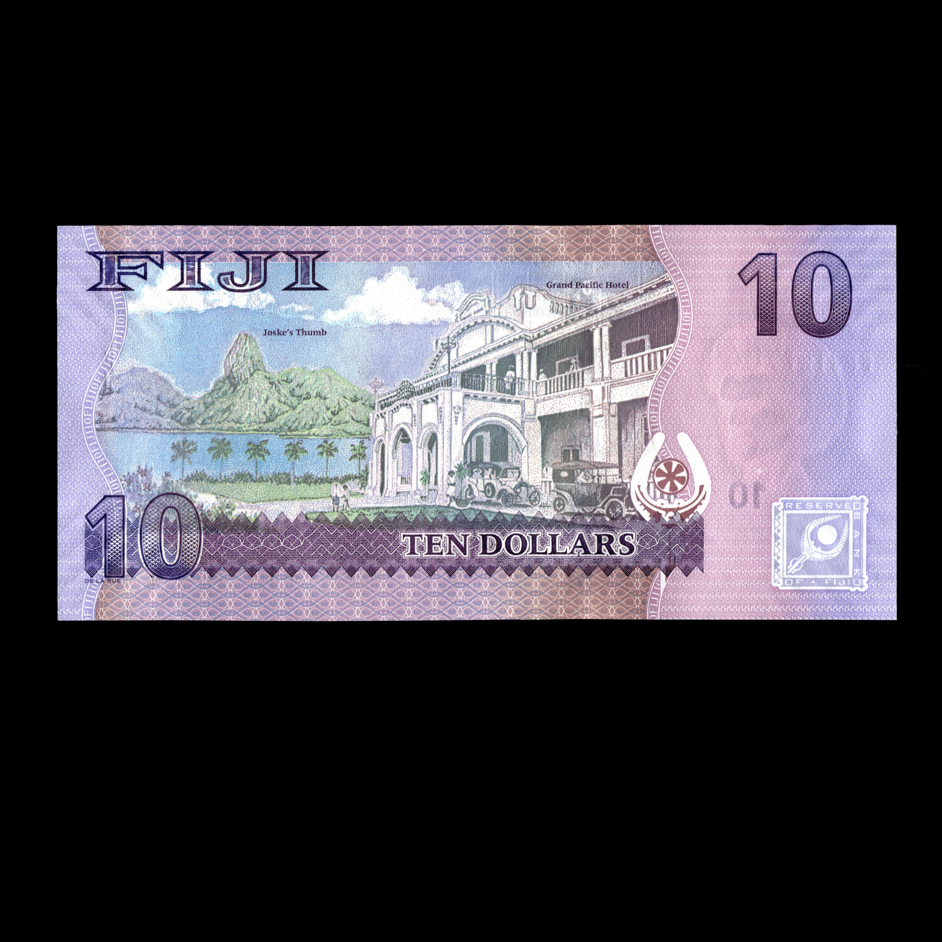 Fiji 2012 10 Dollars Banknote
