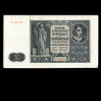 Poland 1941 50 Zlotych German Occupation In WWII Banknote