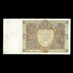 Poland 1929 50 Zlotych Banknote