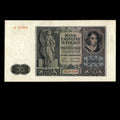 Poland 1941 50 Zlotych German Occupation In WWII Banknote