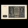 Poland 1941 50 Zlotych German Occupation In WWII Banknote