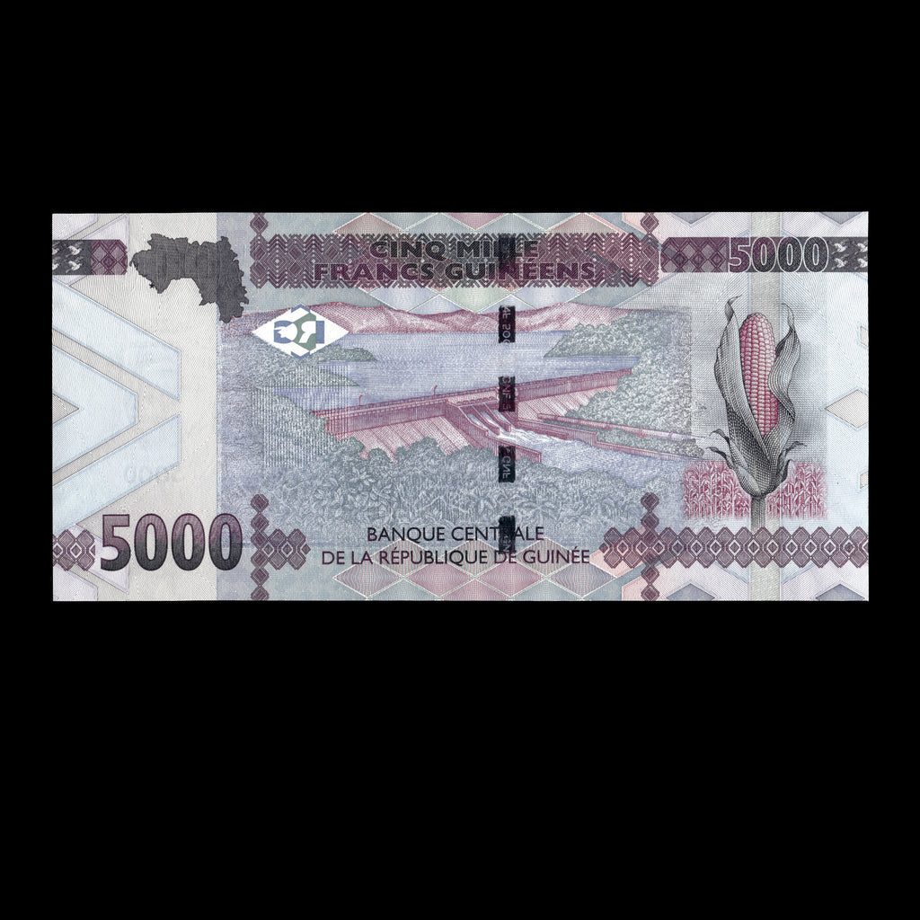 Guinea 2022 5000 Francs Banknote