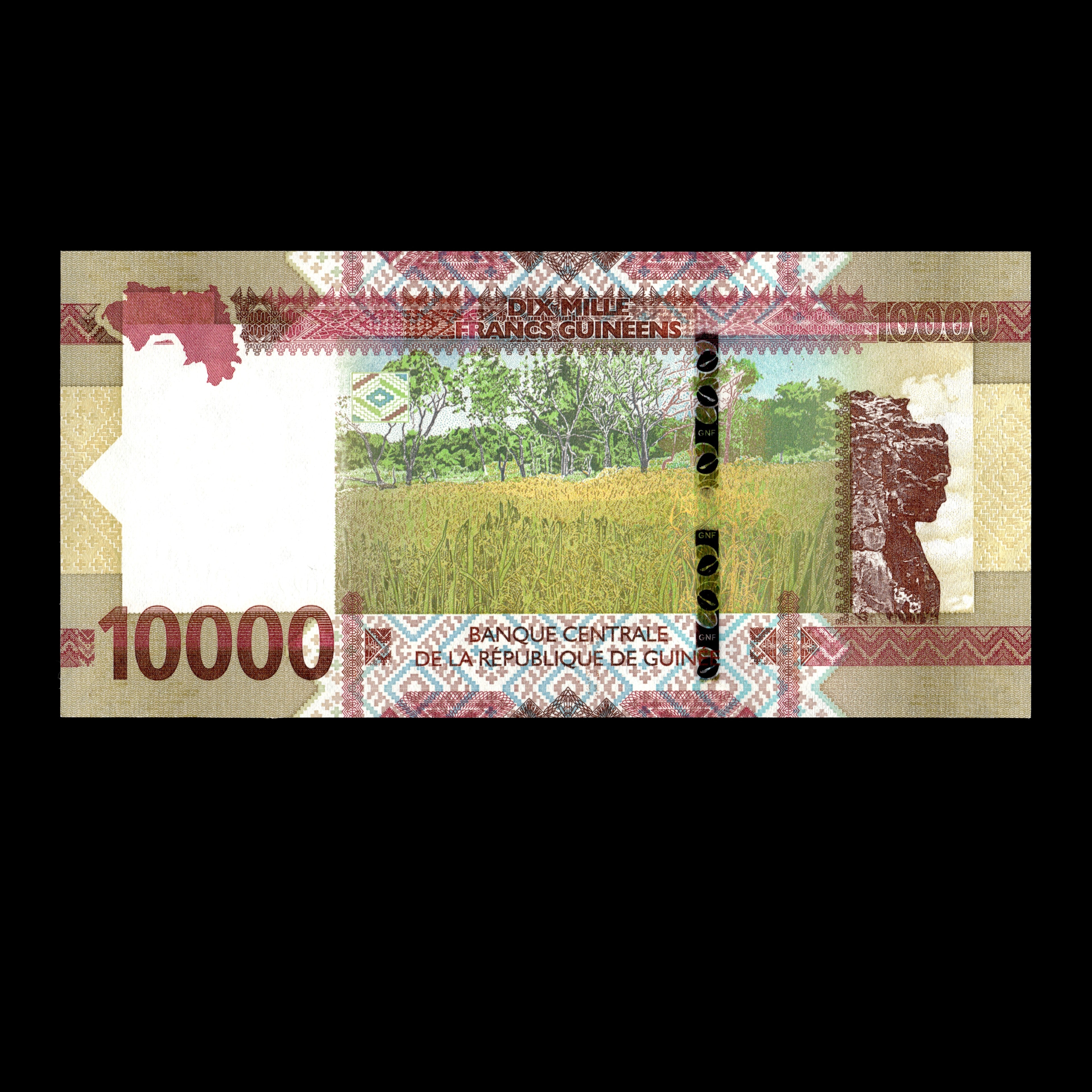 Guinea 2022 10000 Francs Banknote