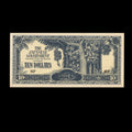 Malaya 1942-44 10 Dollars Japanese Occupation in WWII Banknote