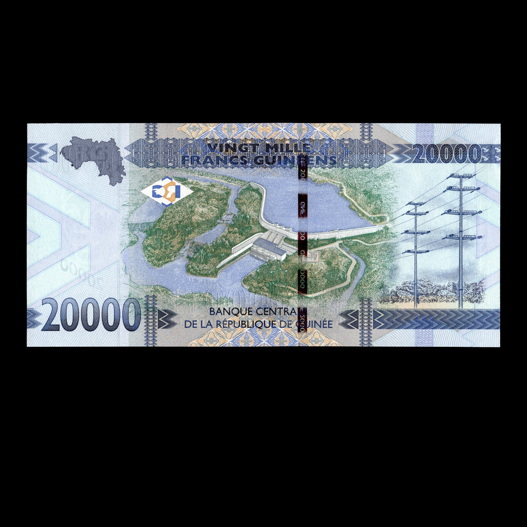 Guinea 2015 20000 Francs Banknote