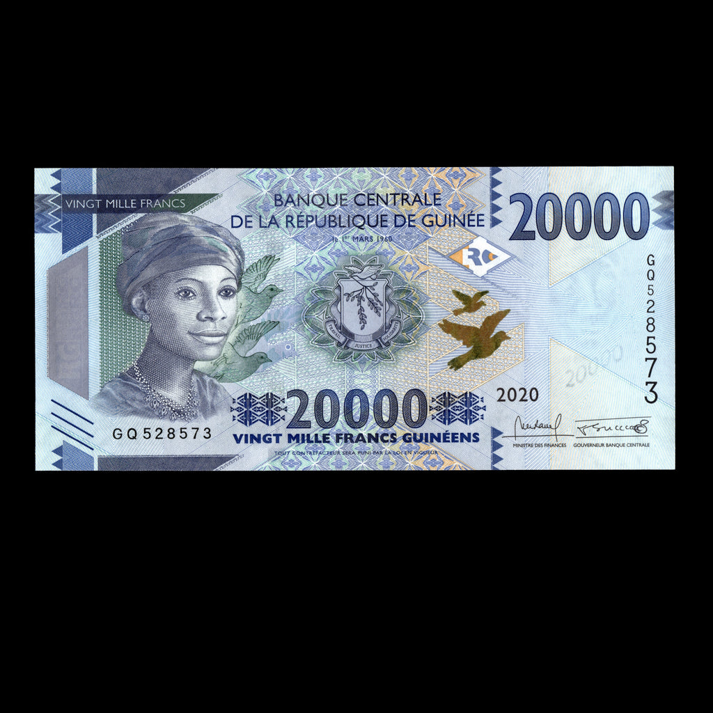 Guinea 2020 20000 Francs Banknote