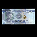 Guinea 2020 20000 Francs Banknote