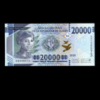 Guinea 2020 20000 Francs Banknote