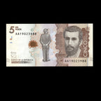 Colombia 2015 5000 Pesos Banknote