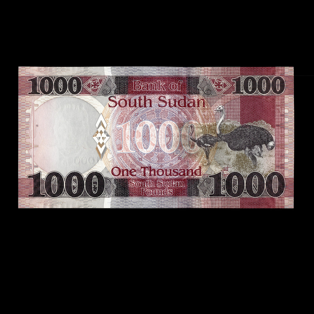 South Sudan 2024 1000 Pounds Banknote