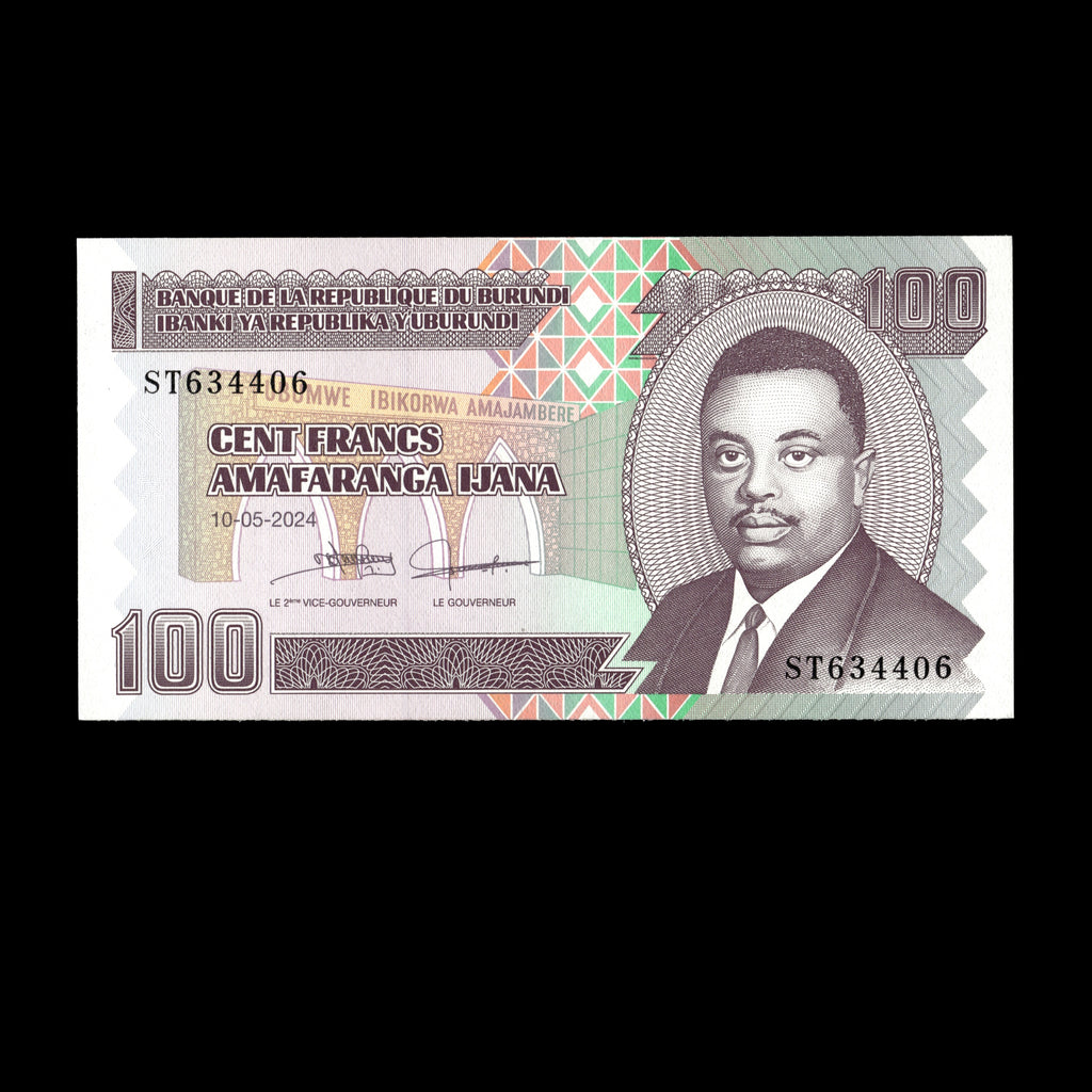 Burundi 2024 100 Francs Banknote