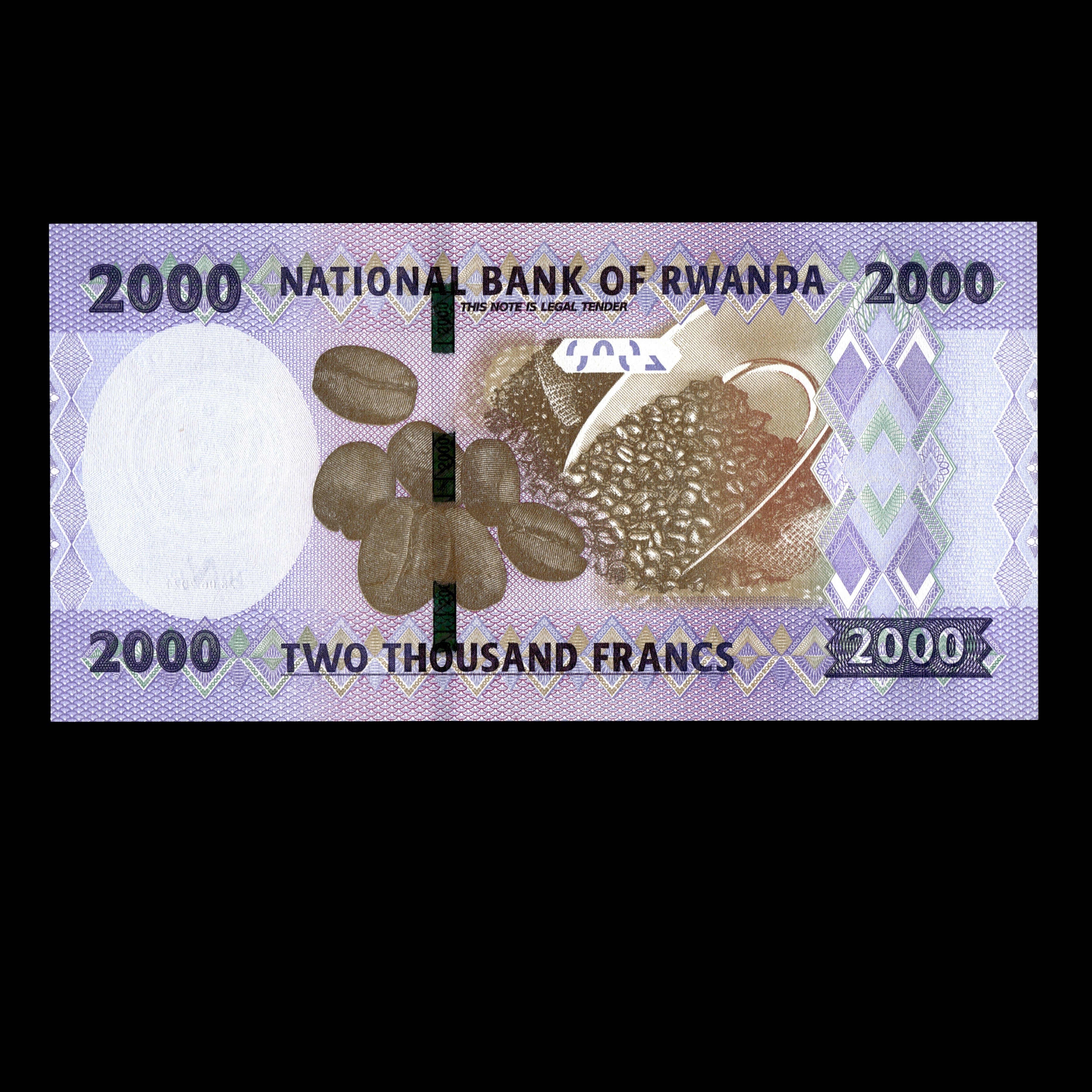 Rwanda 2024 2000 Francs Banknote