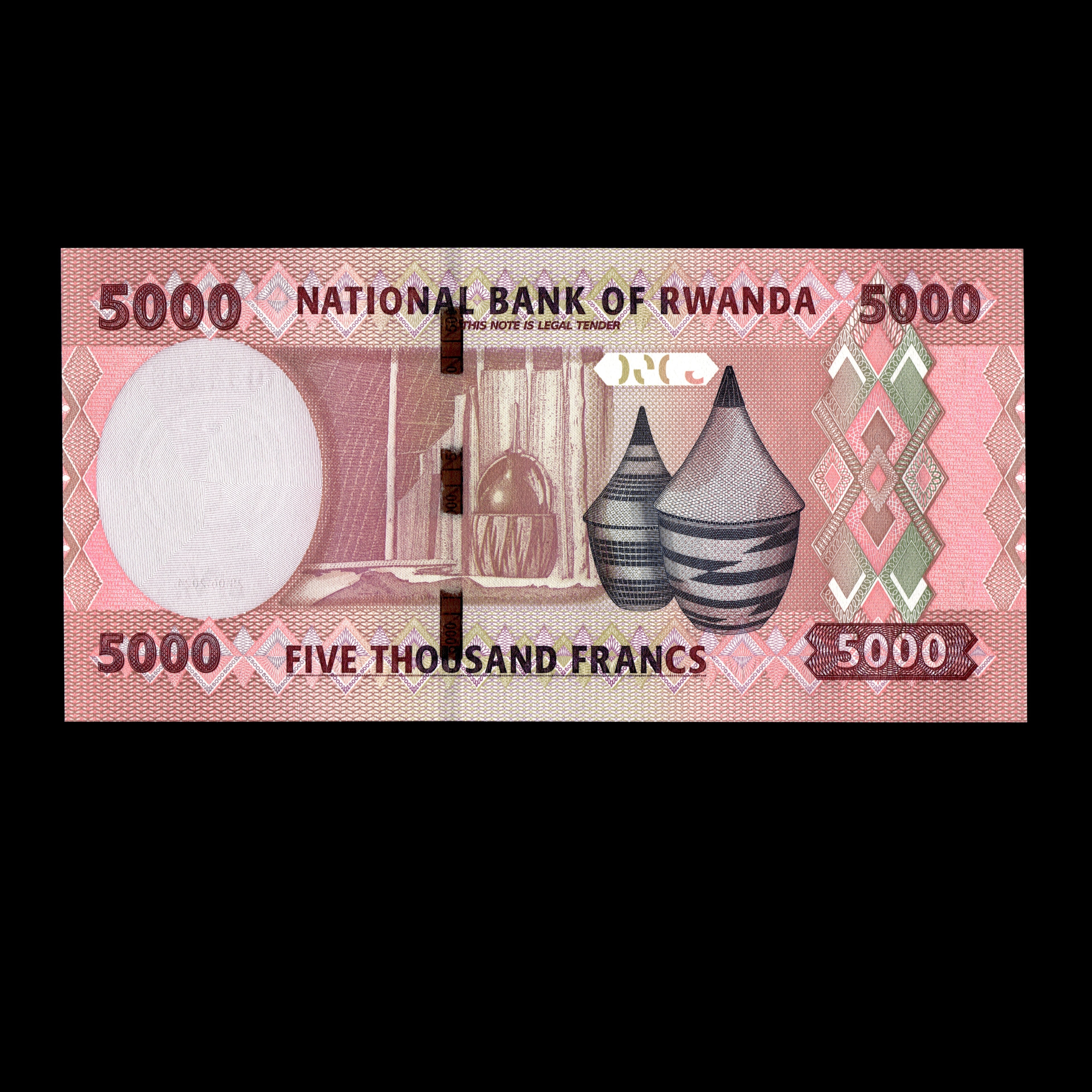 Rwanda 2024 5000 Francs Banknote