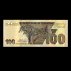 Zimbabwe 2023 100 Dollars Banknote