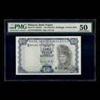 Malaysia 1976-81 50 Ringgit PMG 50 Banknote