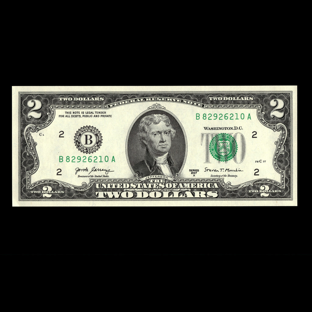 United States of America 2017 A 2 Dollars Banknote