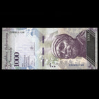 Venezuela 2016 1000 Bolivares Replacement Banknote
