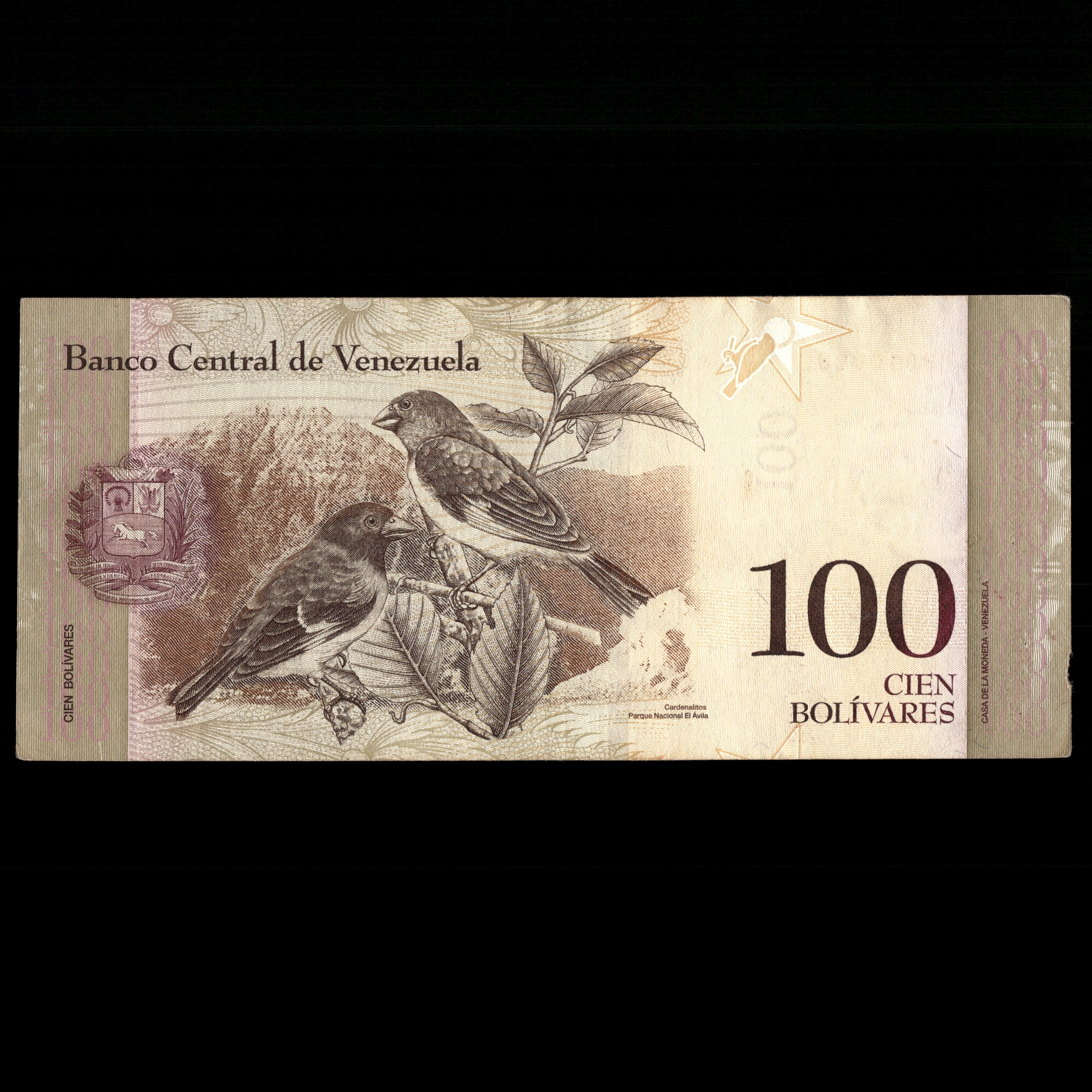 Venezuela 2013 100 Bolívares Billete de Serie Especial