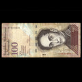 Venezuela 2012 100 Bolívares Billete de fantasía con número de serie