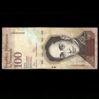Venezuela 2012 100 Bolívares Billete de bajo número de serie