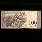 Venezuela 2012 100 Bolívares Billete de bajo número de serie