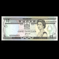 Fiji 1993 1 Dollar Elizabeth II Banknote